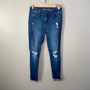 Old navy distressed rockstar jeans